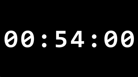 54 Minute Timer | Timer 54 Menit - YouTube