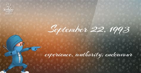 24 Fun Birthday Facts About September 22 1993 You Must Know