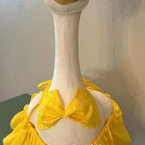 Yellow Polka Dot Bikini Bathing Suit Porch Goose Outfit Etsy