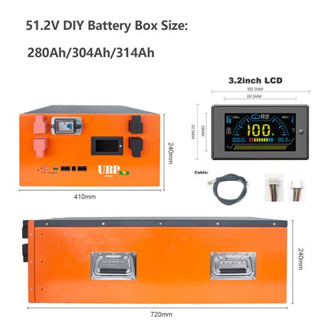 48v Diy Battery Box Kits Communication Rs485rs232 For 280ah 304ah