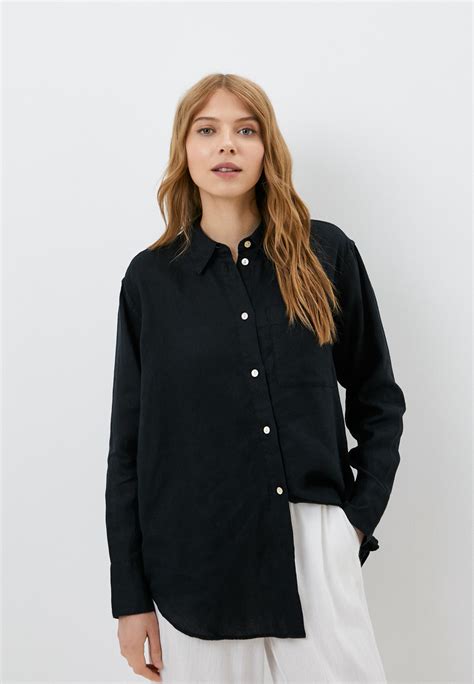 Рубашка Marks & Spencer, цвет: черный, RTLABD047101 — купить в интернет ...