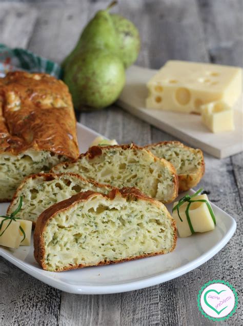 Plum Cake Salato Con Formaggio E Pere Cucina PreDiletta