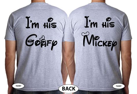 LGBT Gay Kissing Mickey Mouse Im His Goofy Im His Mickey Married With Mickey