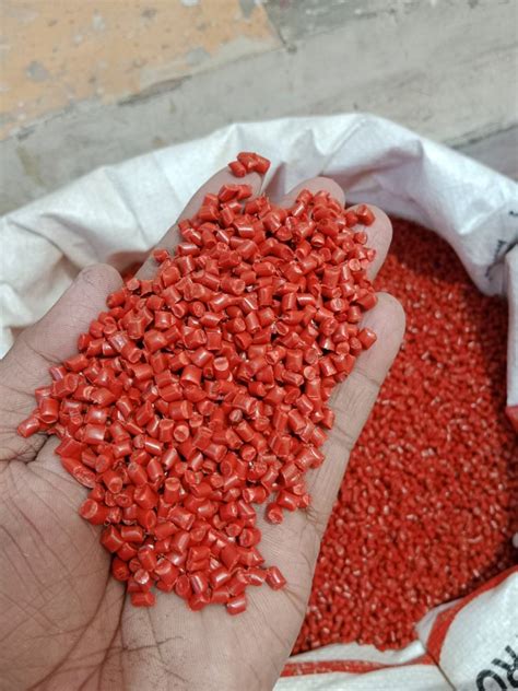 Milky Poly Propylene Red Reprocess Pp Granules For General Plastics