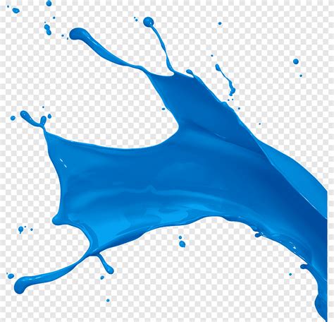 Paint Graphy Blue Splash Watercolor Painting Blue Png Pngegg