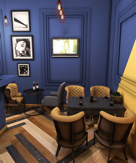 The Smoking room in the "Pryanik" restauant on Behance