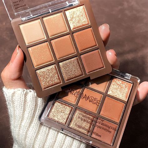 Herorange Chocolate Silky Eyeshadow Palette Nude Makeup Smooth Pigmented Matte Glitter