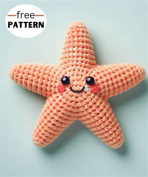 Crochet Starfish Amigurumi Pattern All Thing Crafts