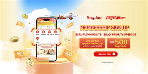 SIGN UP FOR VIETJET SKYJOY MEMBERSHIP EARN YOUR SKYPOINT TO REDEEM FLIGHT TICKETS HOT