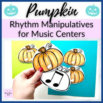 Pumpkin Rhythm Composition Cards For Elementary Music Centers TPT