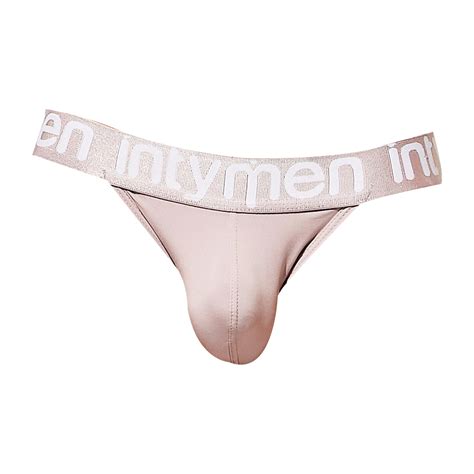 Intymen Mens Sexy Bikini Elastic Waistband Thong Alluring Jockstrap V Shaped G String Peace