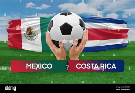 Mexico vs Costa Rica national teams soccer football match competition ...