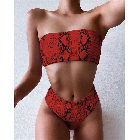 Tponi One Piece Swimsuits For Women One Piece Red Bikini Clearance M Walmart