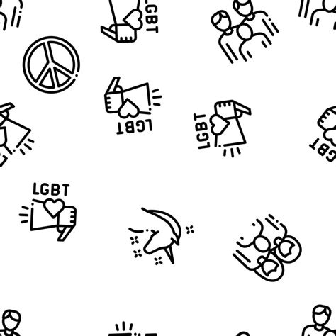 Lgbt Homosexual Gay Seamless Pattern Vector 17573308 Vector Art At Vecteezy