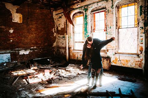 Urban Exploration Couples Photo Session