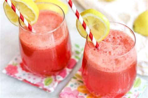 Strawberry Lemonade Punch Non Alcoholic Punch A Forks Tale