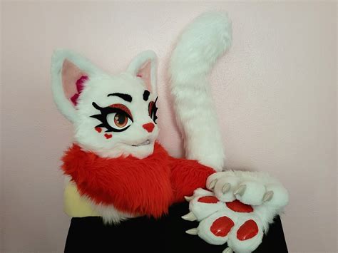 Valentines Kitty Fursuit Costume Partial Etsy