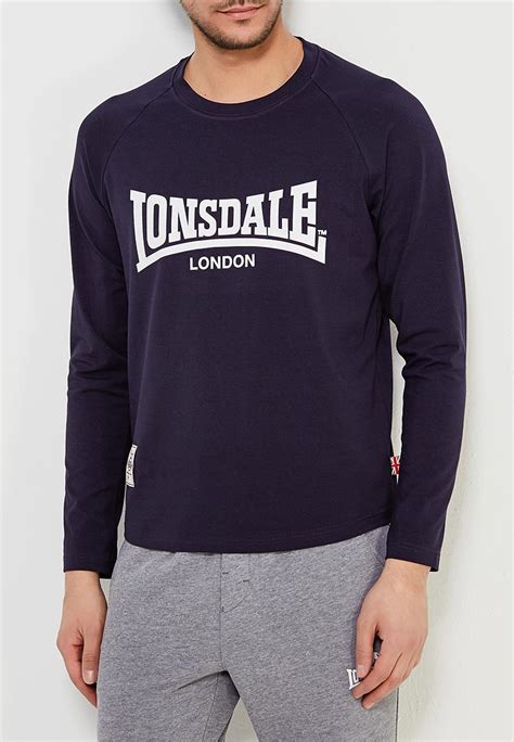 Лонгслив Lonsdale, цвет: синий, LO789EMAPKE1 — купить в интернет ...