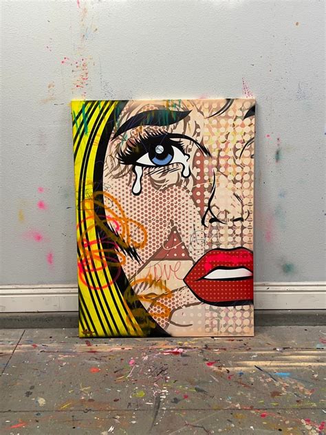 Dillon Boy DBoy Nude Graffiti Girl Crying Blonde Street Art Pop X I Miss D Face Dface