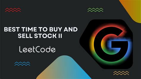 Best Time To Buy And Sell Stock Ii Leetcode C Youtube