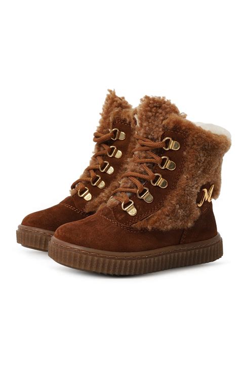 Замшевые ботинки коричневые MISSOURI детские — купить в интернет ...