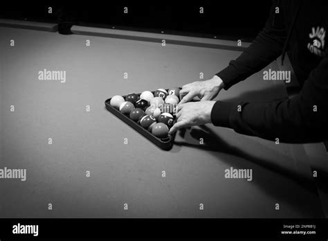 Blue Billiard Cloth Black And White Stock Photos And Images Alamy