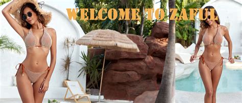 Amazon Zaful Women S Triangle Bikini Multiway Fishnet Tie Side