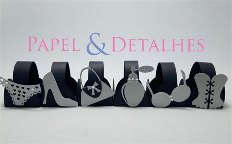 Forminhas Chá de Lingerie Tons de Cinza Elo7 Produtos Especiais