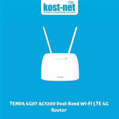 Jual TENDA 4G07 AC1200 Dual Band Wi Fi LTE 4G Router Shopee Indonesia