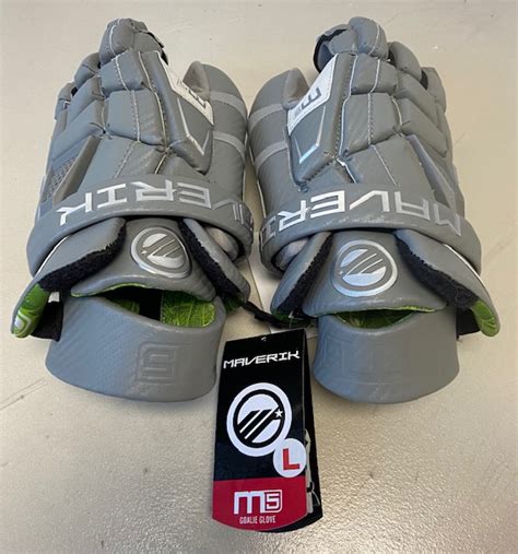 New Goalie Maverik M5 Lacrosse Gloves Large Sidelineswap