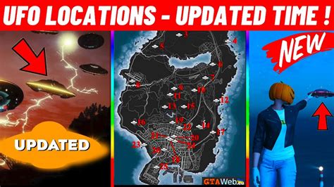 GTA 5 Online All UFO Locations 2022 With Map Rewards Unlocks Daily