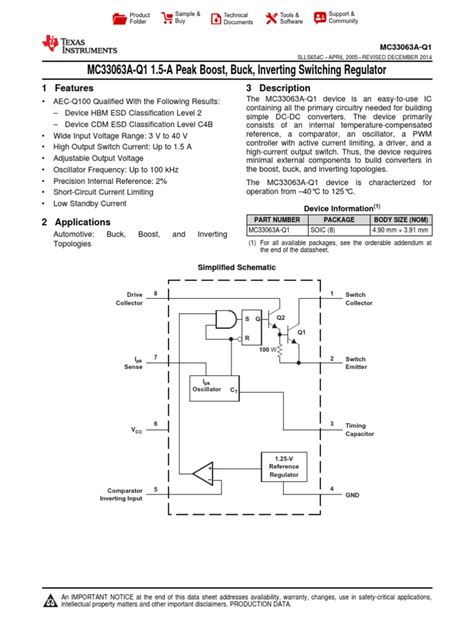 Mc33063a q1 | PDF