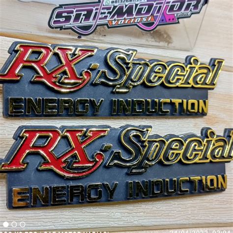 Jual Emblem Box Aki Rx Special Logo Tutup Accu Rx S Simbol Rx