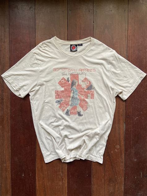 Red Hot Chili Peppers Men S Fashion Tops Sets Tshirts Polo Shirts On Carousell