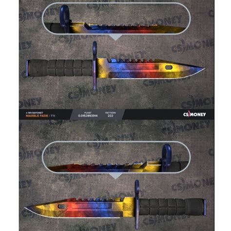 Csgo M9 Bayonet Marble Fade Video Gaming Gaming Accessories Game