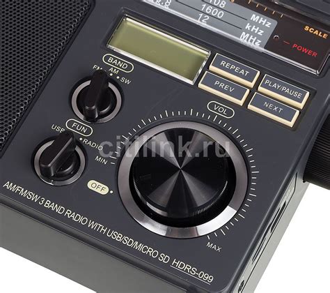 Характеристики Радиоприемник Harper HDRS-099, черный (1029087) смотреть ...