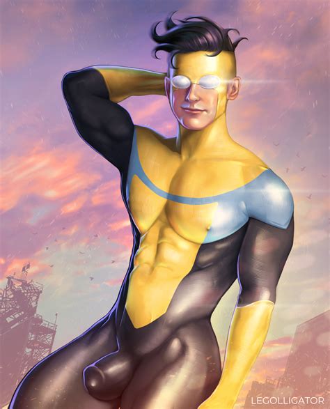 Rule 34 Bara Bulge Gay Invincible Legolligator Mark Grayson Mask Masked Muscles Solo Solo Male