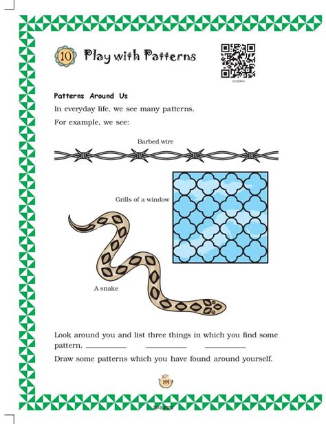 Ncert Book Class 3 Maths Chapter 10 Play With Patterns Pdf Aglasem