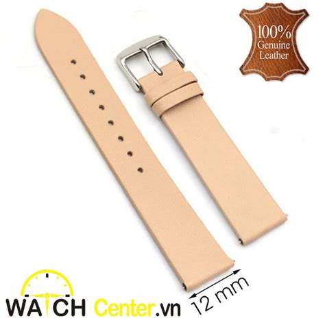 Dây da Bò Nude trơn Đồng hồ chính hãng