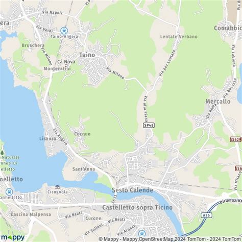 Plan Sesto Calende Carte De Sesto Calende 21018 Et Infos Pratiques