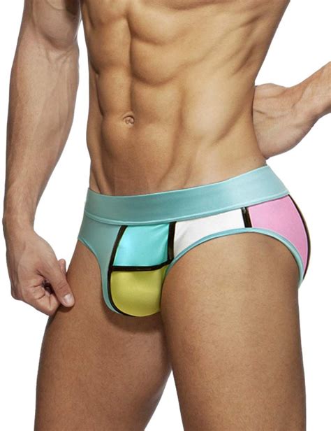 Mizok Men S Color Block Bikini Swim Briefs Nylon Quick Dry Swimwear Sexy Low Rise Swimsuit Artofit