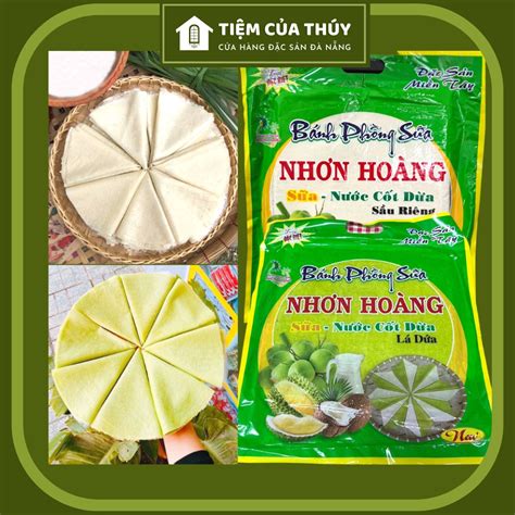 Bánh phồng sữa miền tây bánh tráng sữa vị sữa dừa sầu riêng thơm ngon ...