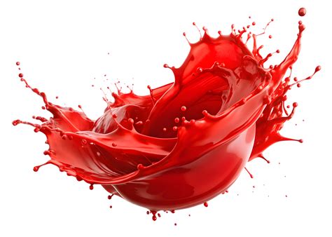 Red Berry Syrup Splash 44249580 Png