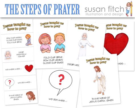 The Steps Of Prayer Printables Etsy Australia