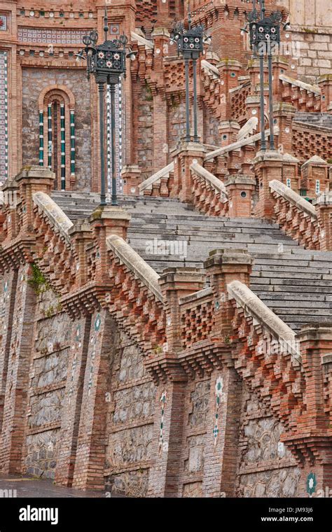 Mudejar art. Spanish architecture landmark heritage. Staircase. Teruel ...