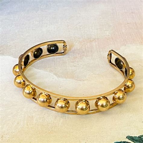 Krementz Signed Gold Gem