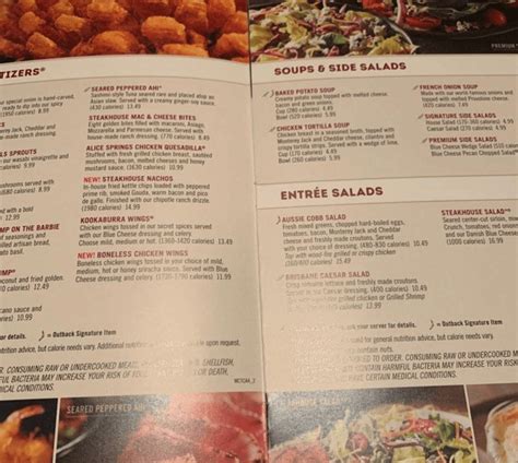 Outback Steakhouse Menu Prices And Lunch Menu 2024