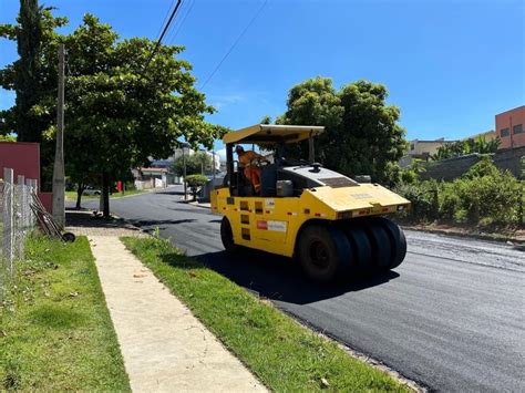 Pavimento Na Rua Ant Nio Cremasco J Est Conclu Do No Jd S O Marcos