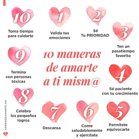 10 Maneras De Amarte A Ti Mism