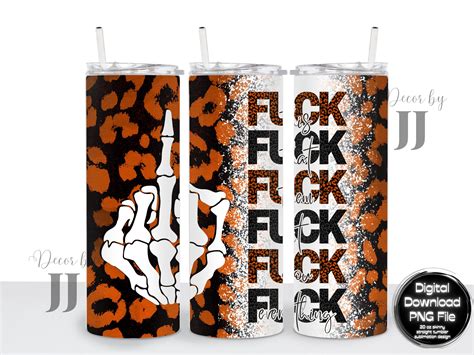 Fuck This Fuck That Fuck You Fuck Everything Middle Finger Sublimation Design Oz Straight